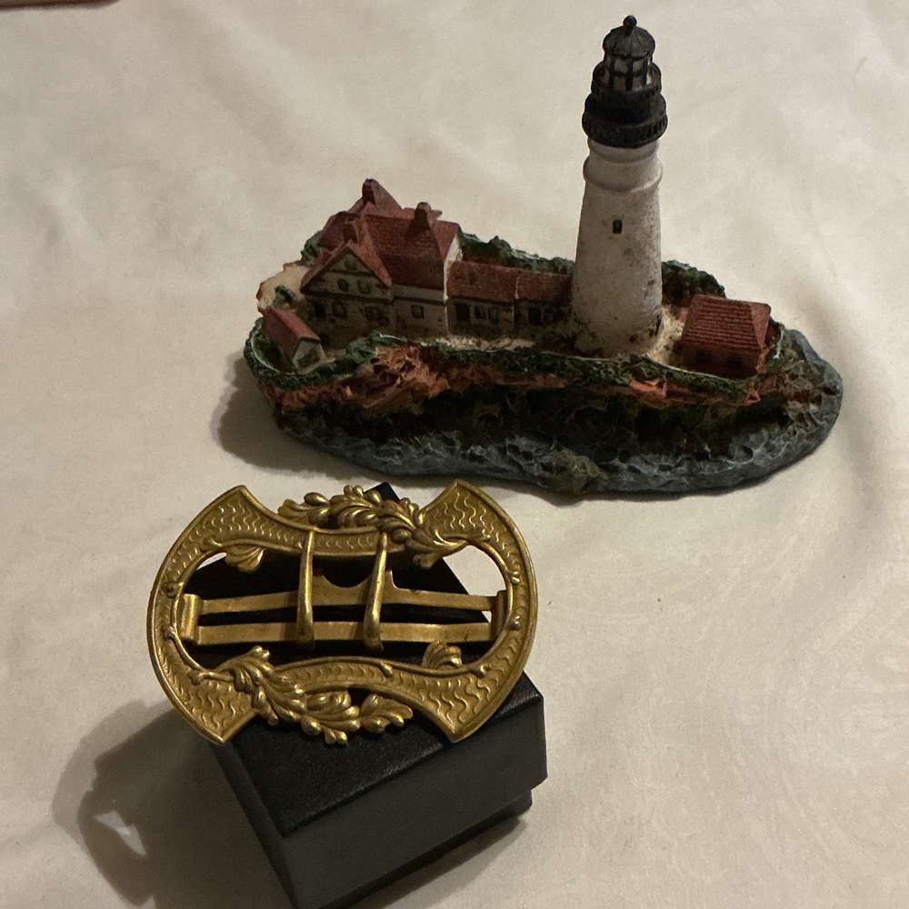 Antique RARE Brass Ornate Buckle decorative and unique